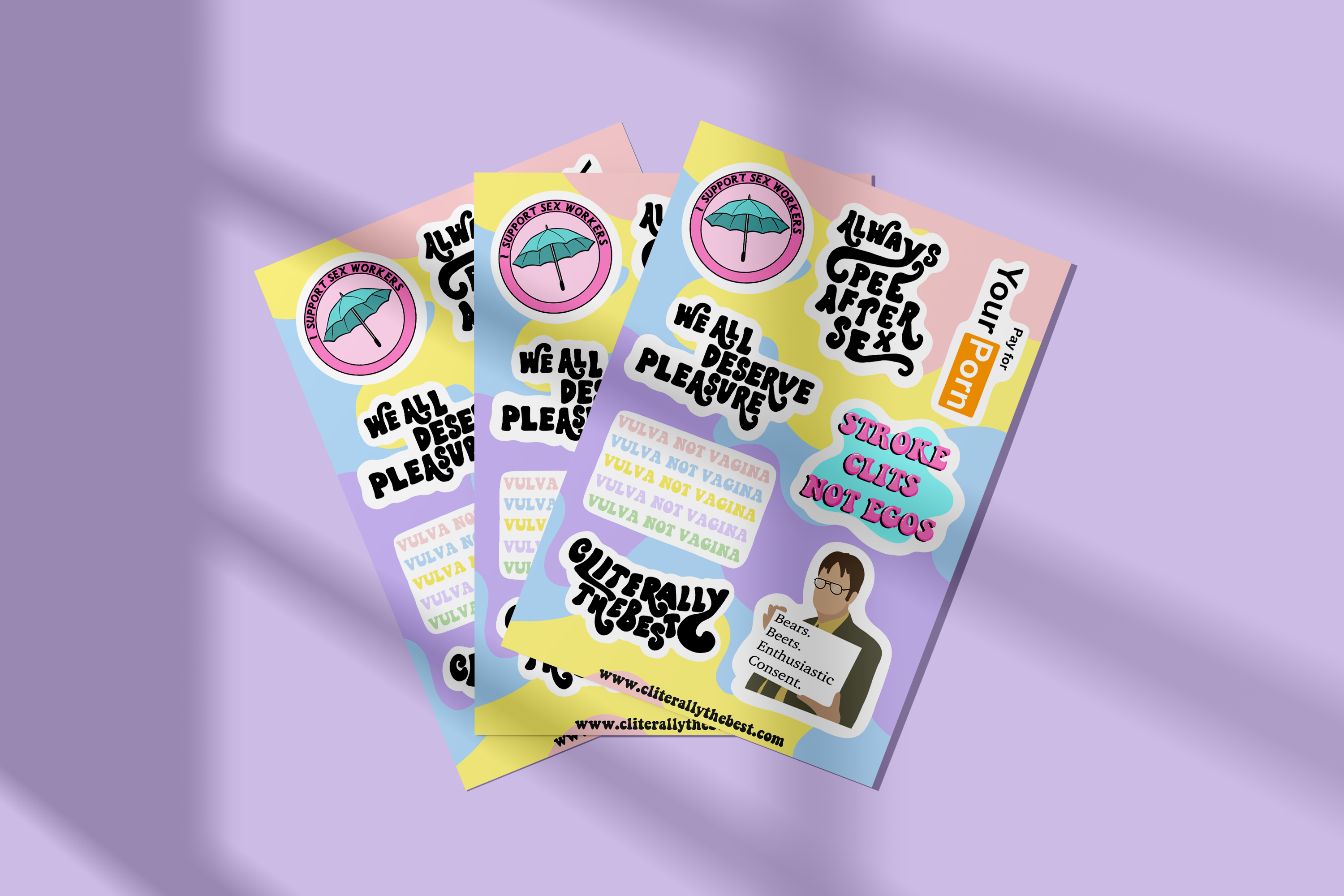 The Sex Positive Sticker Sheet